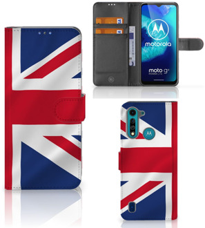 B2Ctelecom Telefoonhoesje Motorola G8 Power Lite Wallet Book Case Groot-Brittannië