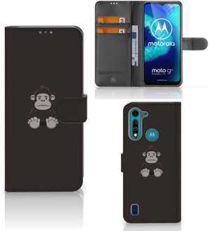 B2Ctelecom Telefoonhoesje Motorola G8 Power Lite Wallet Book Case Verjaardagscadeau Gorilla