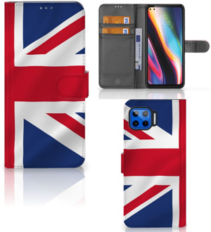 B2Ctelecom Telefoonhoesje Motorola Moto G 5G Plus Wallet Book Case Groot-Brittannië