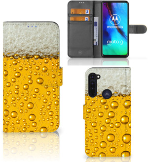 B2Ctelecom Telefoonhoesje Motorola Moto G Pro Flip Cover Valentijn Cadeautje hem Bier