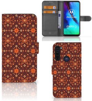 B2Ctelecom Telefoonhoesje Motorola Moto G Pro Wallet Book Case Batik Brown