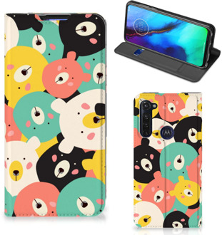 B2Ctelecom Telefoonhoesje Motorola Moto G Pro Wallet Bookcase Bears