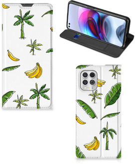 B2Ctelecom Telefoonhoesje Motorola Moto G100 Beschermhoes Banana Tree