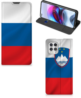 B2Ctelecom Telefoonhoesje Motorola Moto G100 Beschermhoes Sloveense Vlag