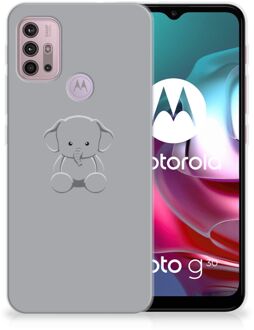 B2Ctelecom Telefoonhoesje Motorola Moto G30 | G10 Hippe Hoesjes Baby Olifant