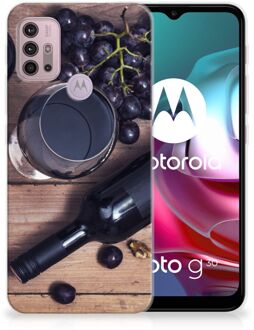 B2Ctelecom Telefoonhoesje Motorola Moto G30 | G10 Leuk TPU Backcase Wijn