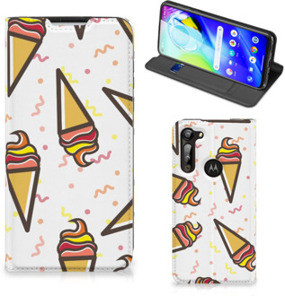 B2Ctelecom Telefoonhoesje Motorola Moto G8 Power Beschermhoes Icecream