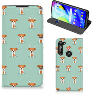 B2Ctelecom Telefoonhoesje Motorola Moto G8 Power Bookcase Pups