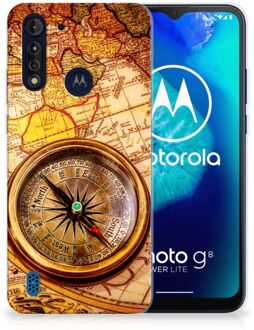 B2Ctelecom Telefoonhoesje Motorola Moto G8 Power Lite Foto hoesje Kompas