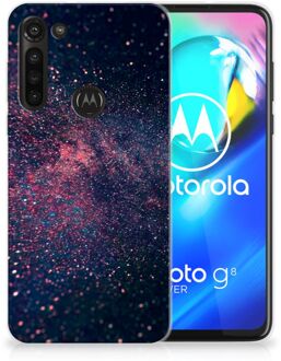 B2Ctelecom Telefoonhoesje Motorola Moto G8 Power TPU Siliconen Hoesje met Foto Stars