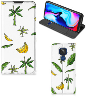 B2Ctelecom Telefoonhoesje Motorola Moto G9 Play Beschermhoes Banana Tree