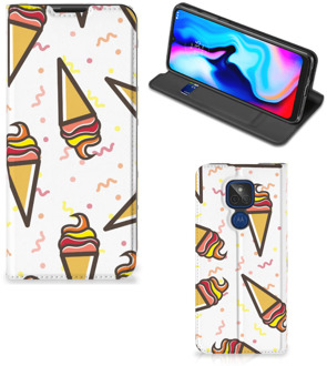 B2Ctelecom Telefoonhoesje Motorola Moto G9 Play Beschermhoes Icecream