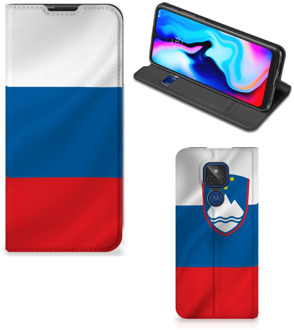 B2Ctelecom Telefoonhoesje Motorola Moto G9 Play Beschermhoes Sloveense Vlag