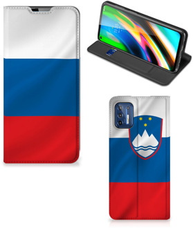 B2Ctelecom Telefoonhoesje Motorola Moto G9 Plus Beschermhoes Sloveense Vlag