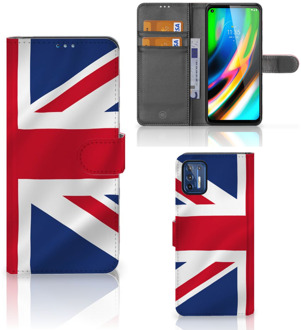 B2Ctelecom Telefoonhoesje Motorola Moto G9 Plus Wallet Book Case Groot-Brittannië