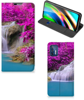 B2Ctelecom Telefoonhoesje Motorola Moto G9 Plus Wallet Bookcase Waterval