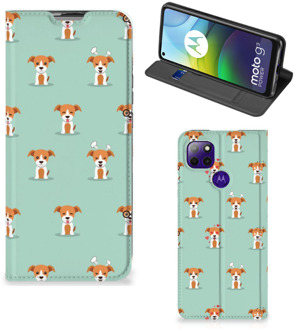 B2Ctelecom Telefoonhoesje Motorola Moto G9 Power Bookcase Pups