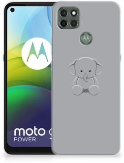 B2Ctelecom Telefoonhoesje Motorola Moto G9 Power Hippe Hoesjes Baby Olifant