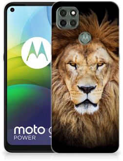 B2Ctelecom Telefoonhoesje Motorola Moto G9 Power Hippe Hoesjes Customize Super als Vaderdag Cadeau Leeuw