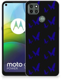 B2Ctelecom Telefoonhoesje Motorola Moto G9 Power TPU Silicone Hoesje Vlinder Patroon