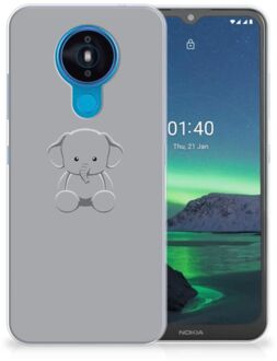 B2Ctelecom Telefoonhoesje Nokia 1.4 Hippe Hoesjes Baby Olifant