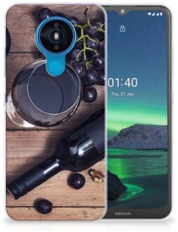 B2Ctelecom Telefoonhoesje Nokia 1.4 Leuk TPU Backcase Wijn