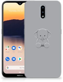 B2Ctelecom Telefoonhoesje Nokia 2.3 Hippe Hoesjes Baby Olifant