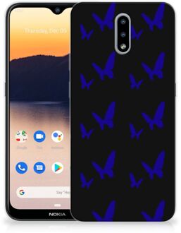 B2Ctelecom Telefoonhoesje Nokia 2.3 TPU Silicone Hoesje Vlinder Patroon