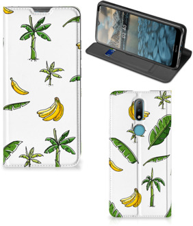 B2Ctelecom Telefoonhoesje Nokia 2.4 Beschermhoes Banana Tree