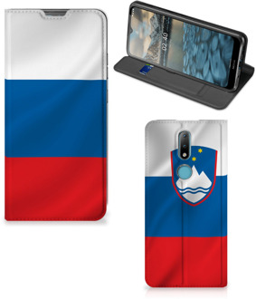 B2Ctelecom Telefoonhoesje Nokia 2.4 Beschermhoes Sloveense Vlag