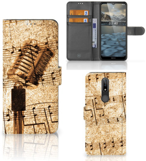 B2Ctelecom Telefoonhoesje Nokia 2.4 Cover Ontwerpen Bladmuziek