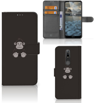 B2Ctelecom Telefoonhoesje Nokia 2.4 Wallet Book Case Verjaardagscadeau Gorilla