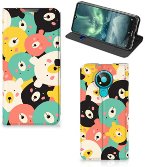 B2Ctelecom Telefoonhoesje Nokia 3.4 Wallet Bookcase Bears