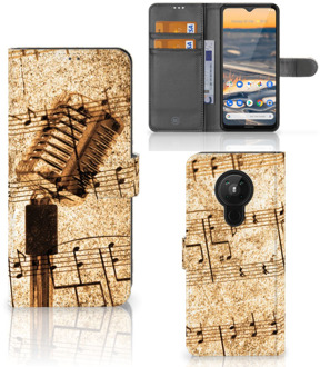 B2Ctelecom Telefoonhoesje Nokia 5.3 Cover Ontwerpen Bladmuziek