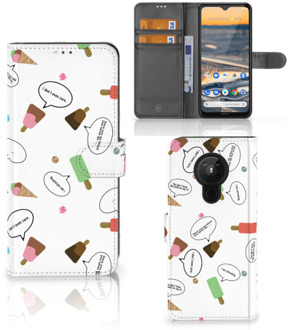 B2Ctelecom Telefoonhoesje Nokia 5.3 Flip Cover IJsjes