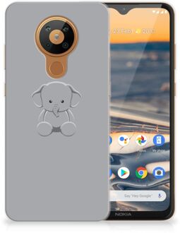 B2Ctelecom Telefoonhoesje Nokia 5.3 Hippe Hoesjes Baby Olifant