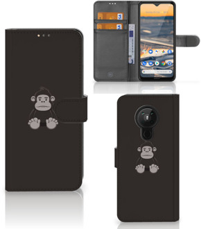 B2Ctelecom Telefoonhoesje Nokia 5.3 Wallet Case Verjaardagscadeau Gorilla