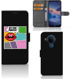 B2Ctelecom Telefoonhoesje Nokia 5.4 Bookcase Popart Princess