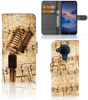 B2Ctelecom Telefoonhoesje Nokia 5.4 Cover Ontwerpen Bladmuziek