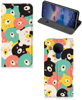 B2Ctelecom Telefoonhoesje Nokia 5.4 Wallet Bookcase Bears