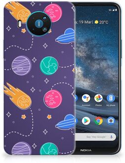 B2Ctelecom Telefoonhoesje Nokia 8.3 Doorzichtig Hoesje Ruimte