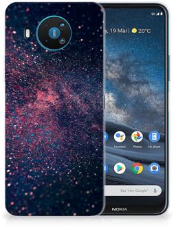 B2Ctelecom Telefoonhoesje Nokia 8.3 TPU Siliconen Hoesje met Foto Stars