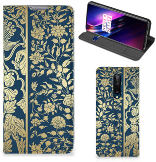 B2Ctelecom Telefoonhoesje OnePlus 8 Foto hoesje Golden Flowers