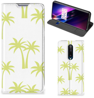 B2Ctelecom Telefoonhoesje OnePlus 8 Magnet Case Palmtrees