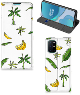 B2Ctelecom Telefoonhoesje OnePlus 8T Beschermhoes Banana Tree