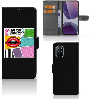 B2Ctelecom Telefoonhoesje OnePlus 8T Bookcase Popart Princess