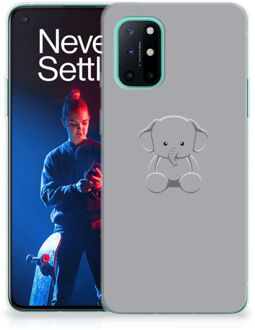 B2Ctelecom Telefoonhoesje OnePlus 8T Hippe Hoesjes Baby Olifant