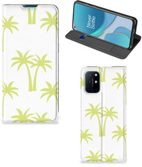 B2Ctelecom Telefoonhoesje OnePlus 8T Magnet Case Palmtrees