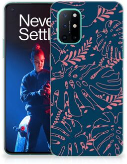 B2Ctelecom Telefoonhoesje OnePlus 8T Silicone Back Cover Palm Leaves