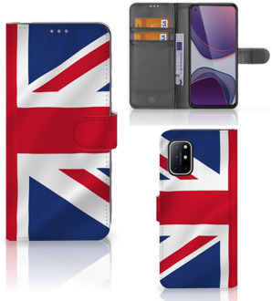 B2Ctelecom Telefoonhoesje OnePlus 8T Wallet Book Case Groot-Brittannië